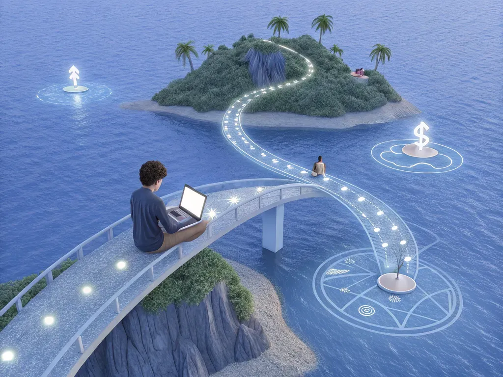 Keyword Bridge Illustration